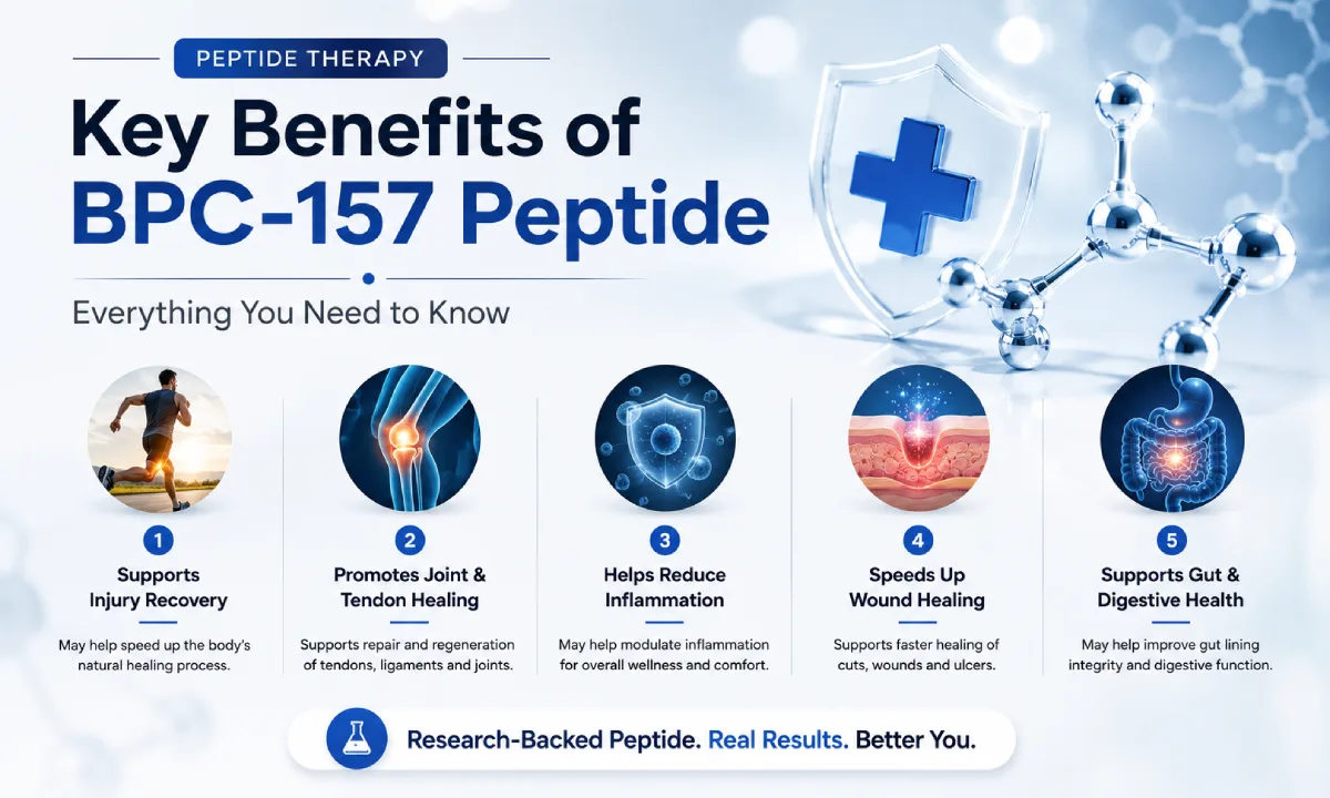 BPC-157 Benefits of peptide therapy for wellness support